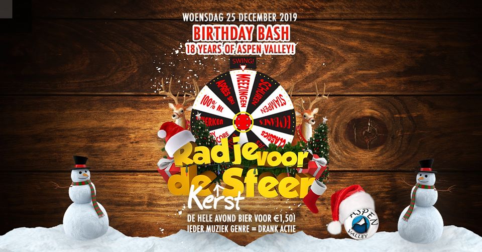 Birthday bash - Radje voor de kerstsfeer