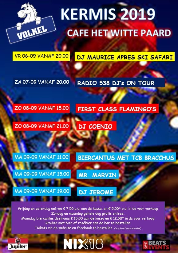 Kermis Volkel 2019 Zaterdag