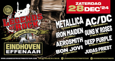 LEGENDS of ROCK Tribute Festival XL 28/12 Effenaar Eindhoven