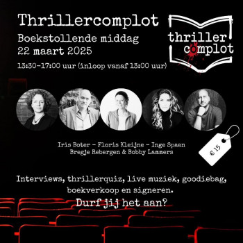 Thrillercomplot – 5 Thriller schrijvers