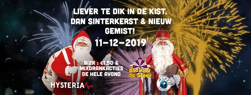 Hysteria: Liever te dik in de kist dan sinterkerst&nieuw gemist