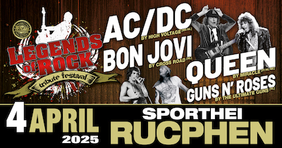 LEGENDS of ROCK Tribute Festival 04/04 Rucphen