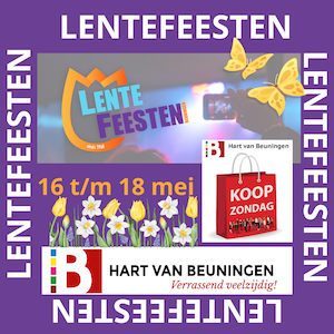 Lentefeesten met koopzondag