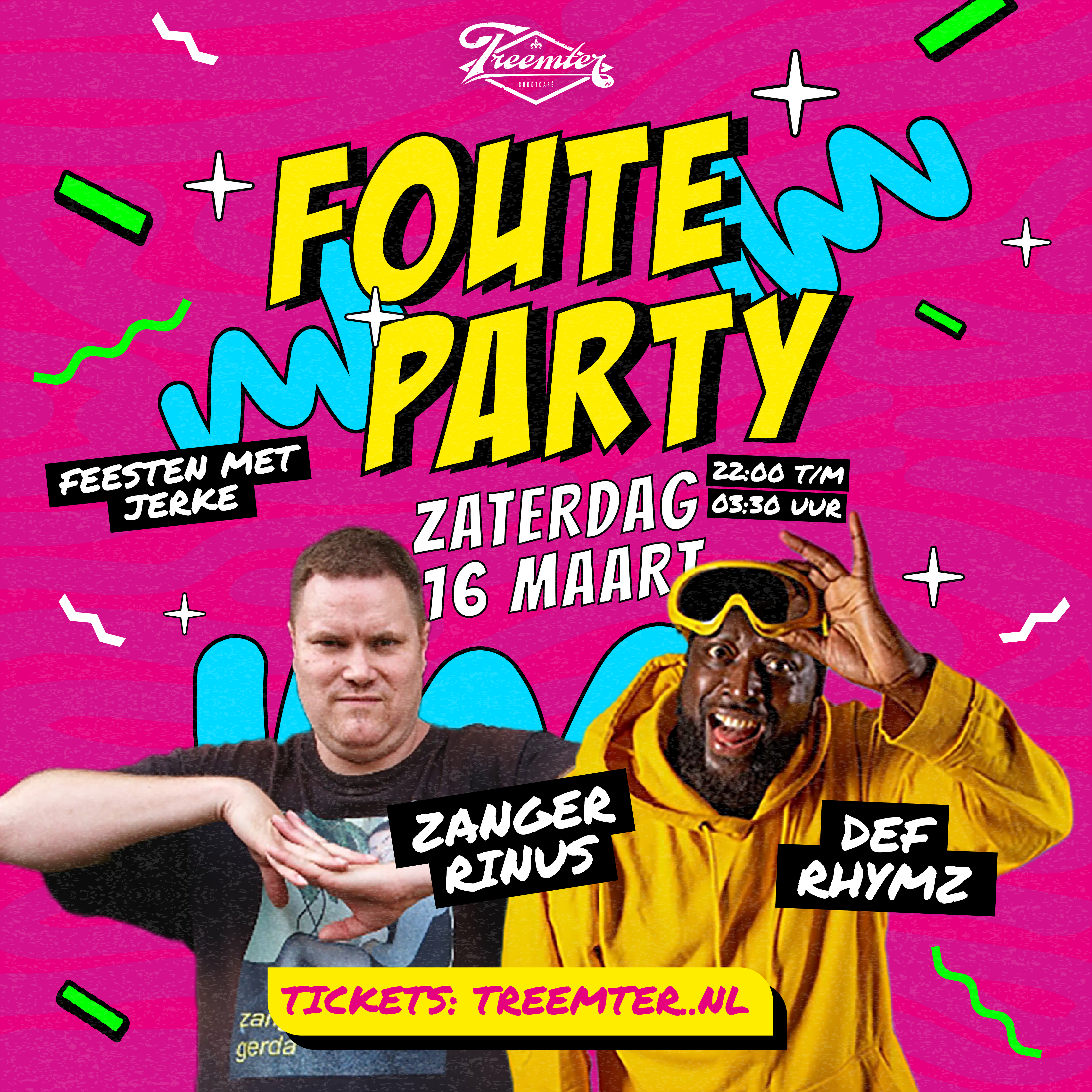 Foute Party XXL met Def Rhymz & Zanger Rinus