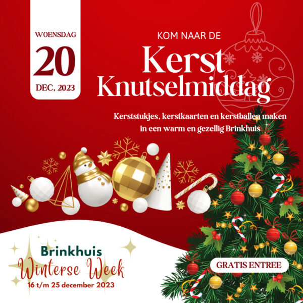 Winterse Week: Kerst Knutselmiddag voor ouderen