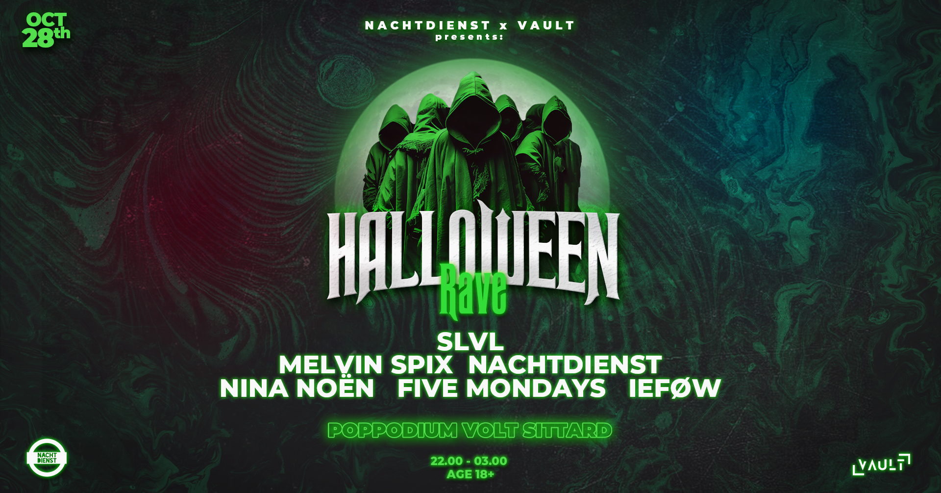 Nachtdienst x Vault presents Halloween Rave