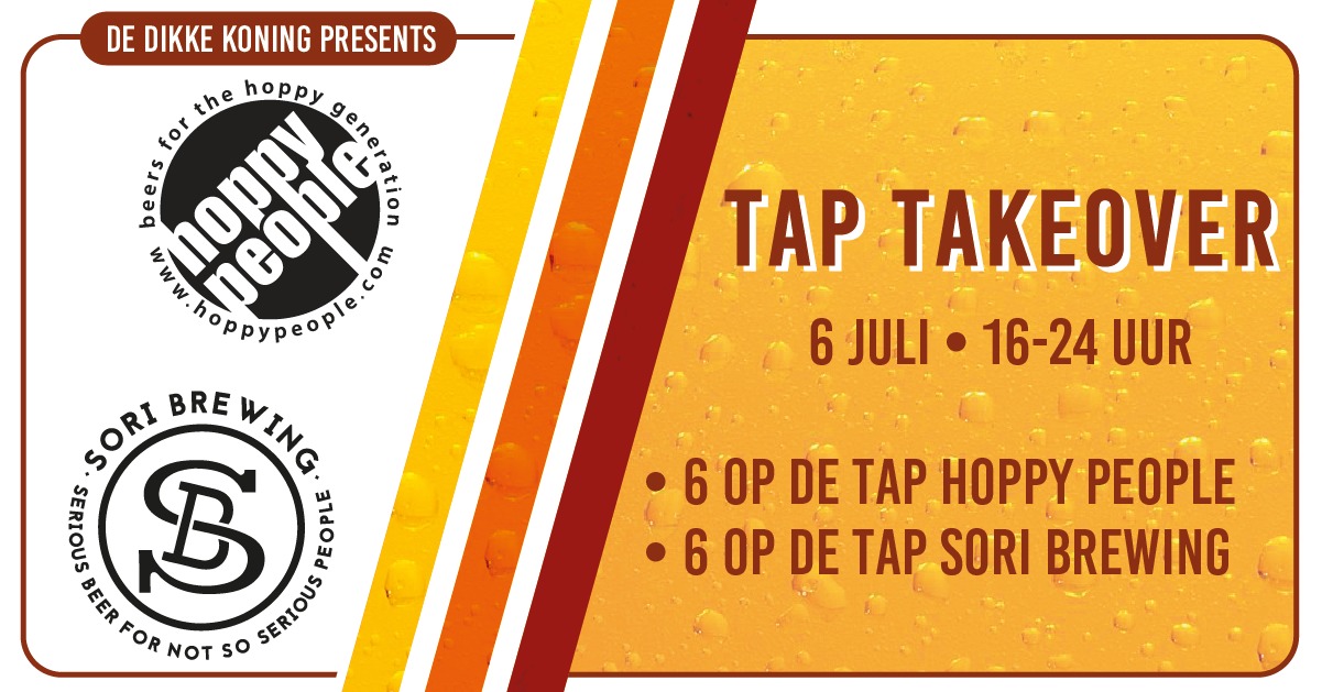 Tap Takeover: Sori brewing en Hoppy People