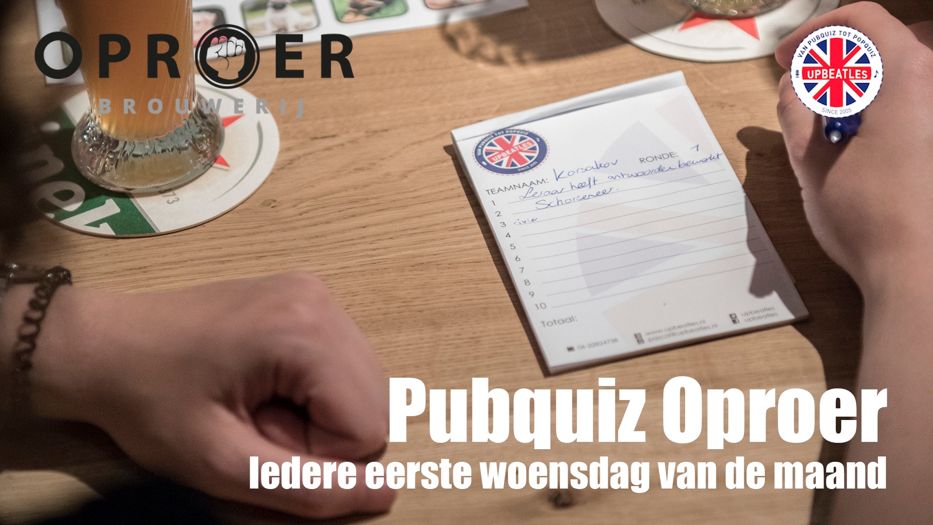 Pubquiz Oproer