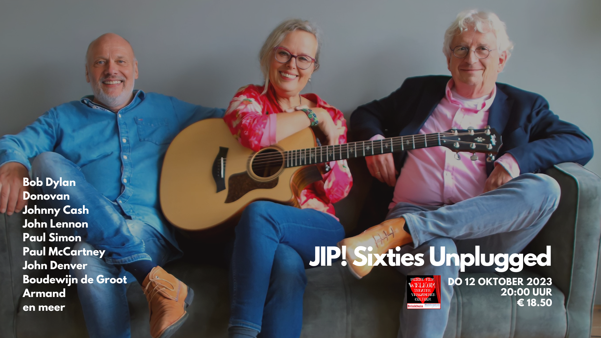 JIP! Sixties Unplugged in Brinkhuis Theater Laren