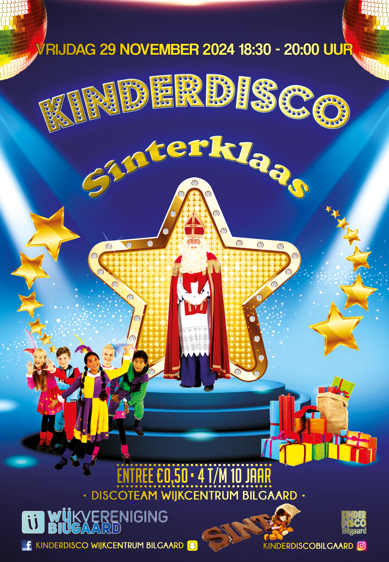 Sinterklaas Kinderdisco Bilgaard