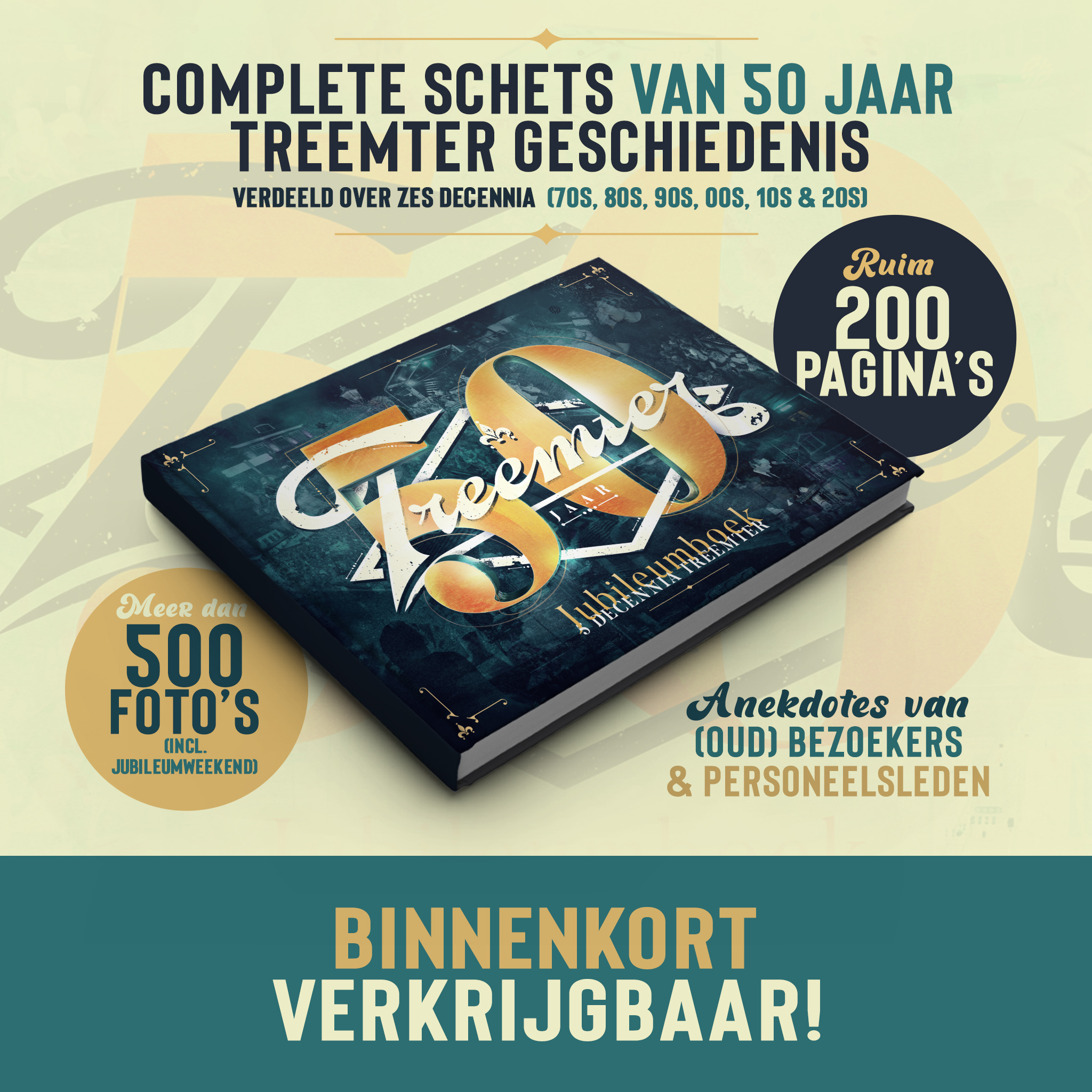 Presentatie van het jubileumboek boek '50 jaar Treemter'