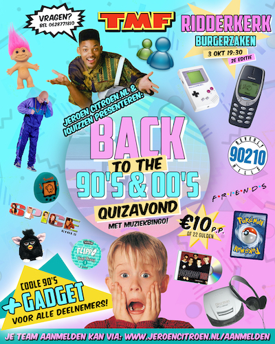 90's & 00's Quiz met Muziekbingo