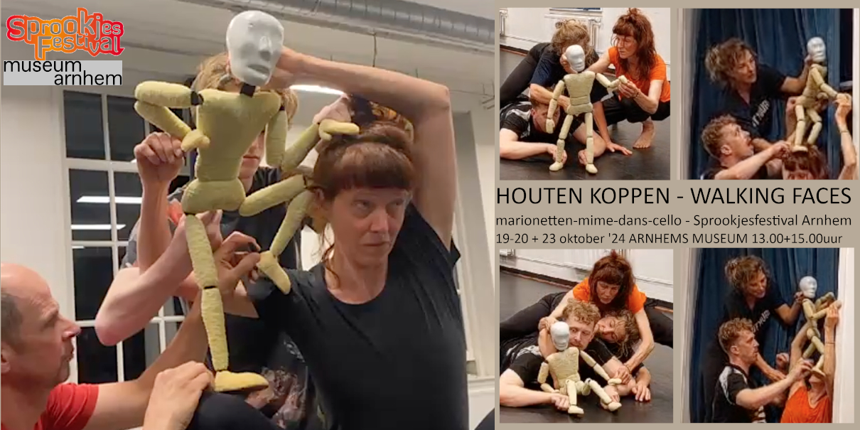 Houten Koppen, mime&marionetten