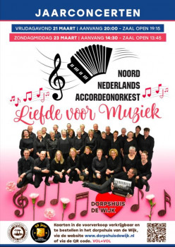 Jaarconcerten Noord Nederlands Accordeonorkest