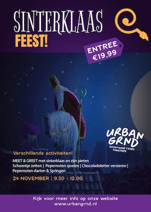 Sinterklaasfeest bij Urban GRND