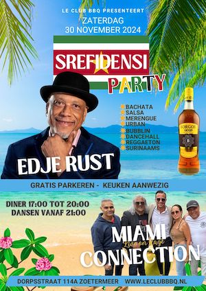 Srefidensi met Edje Rust en  Miami Connection Live