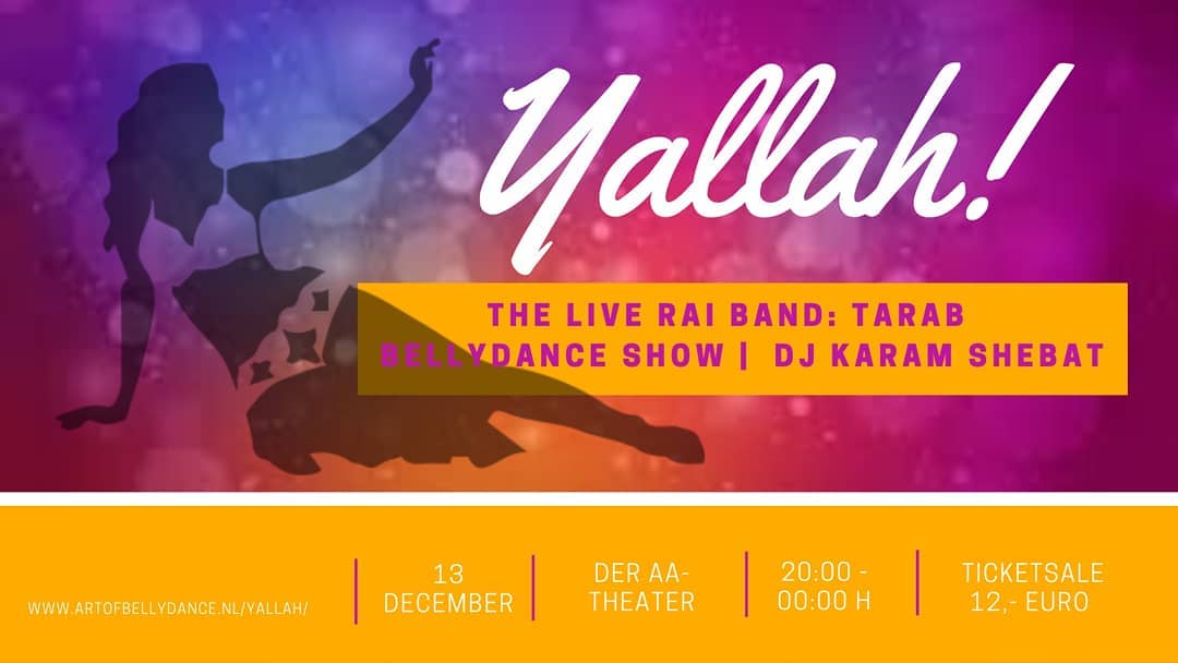 Yallah! Buikdansshow & live muziek Tarab