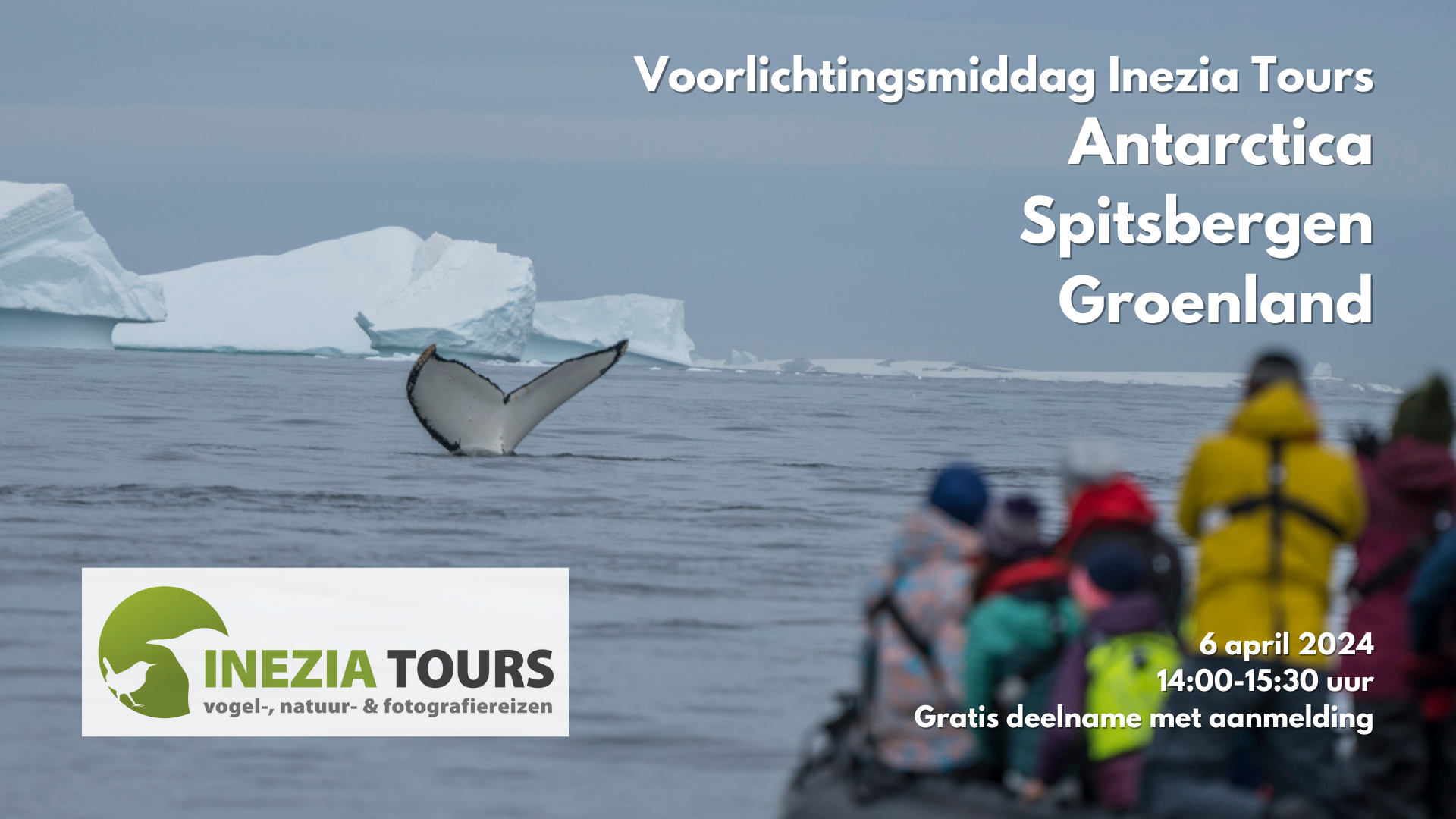 Antarctica, Spitsbergen en Groenland – Voorlichtingsbijeenkomst Inezia Tours