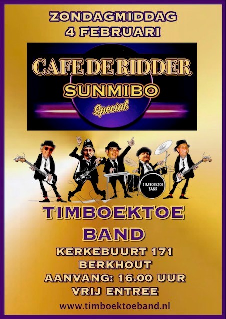 Sunmibo special De ridder Berkhout Timboektoeband LIVE