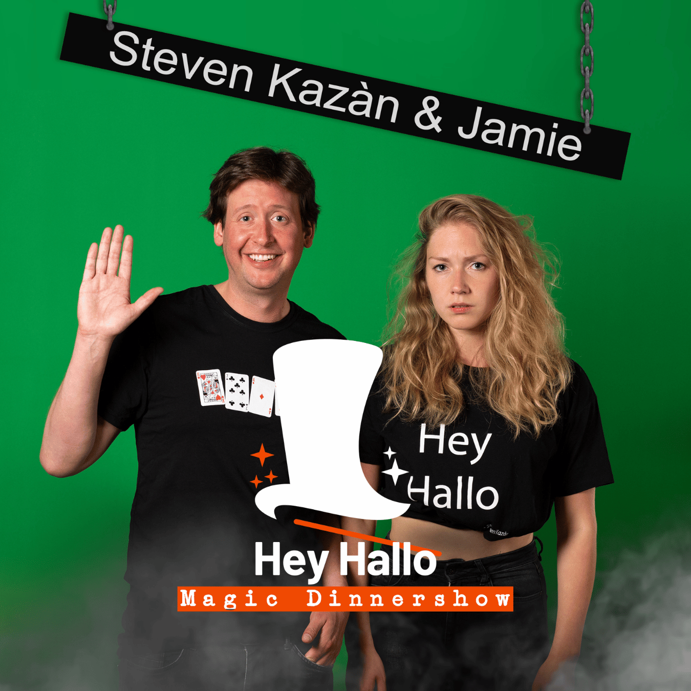 Hey Hallo Magic Dinnershow met Steven Kazàn & Jamie!