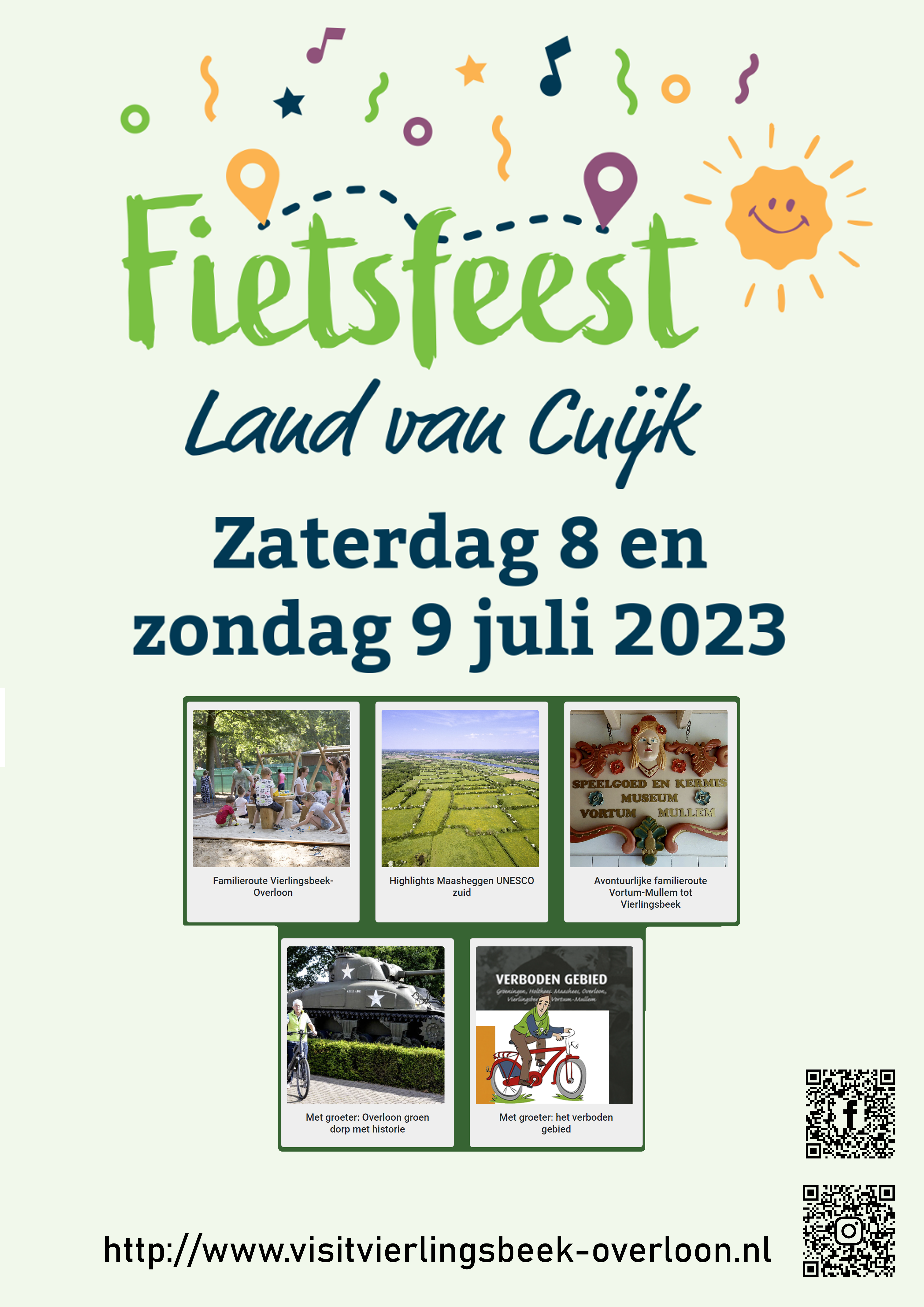 Fietsfeest in Vierlingsbeek en Overloon