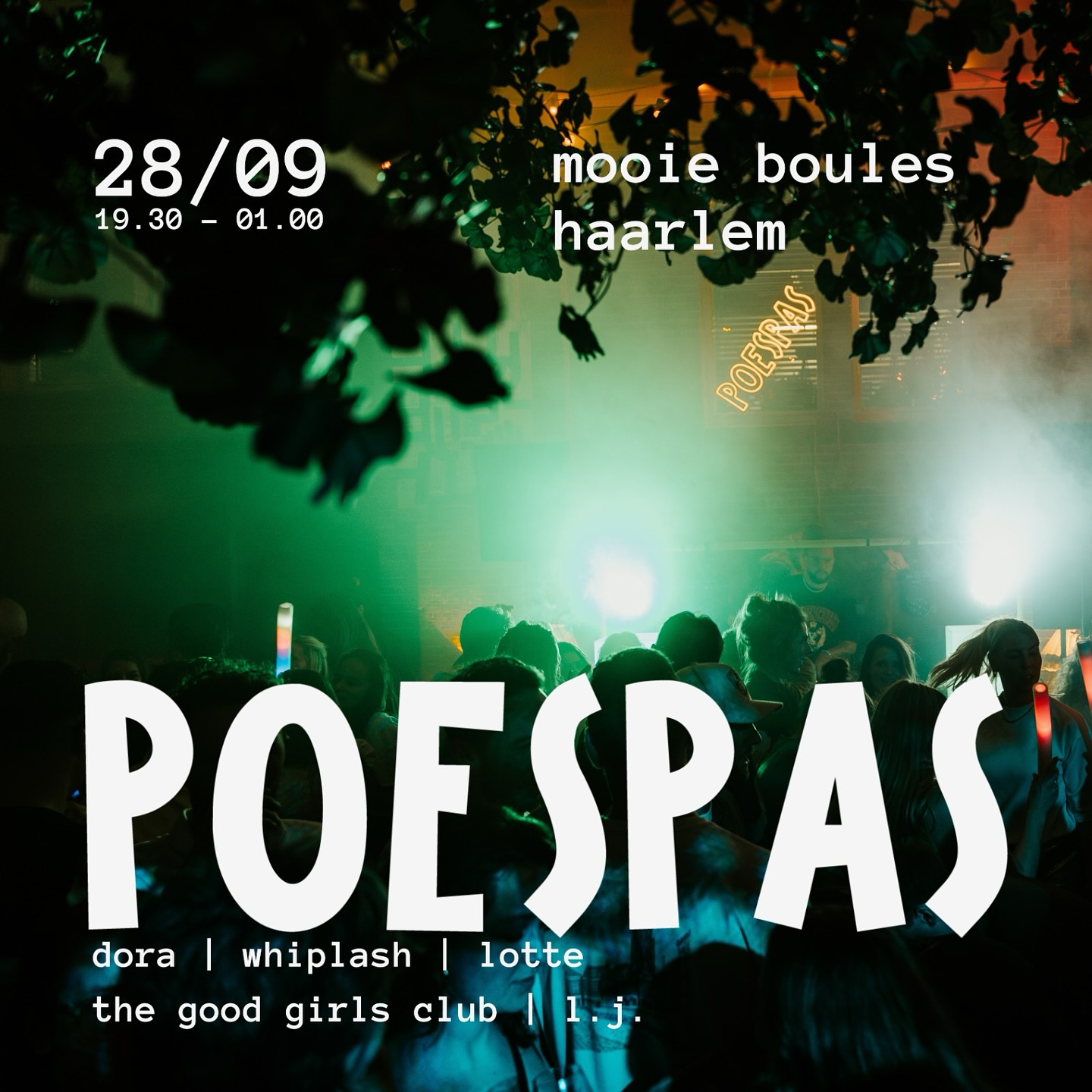 Poespas x Mooie Boules | Zaterdag 28 September