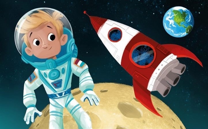 André het Astronautje ( 4–8 jaar)