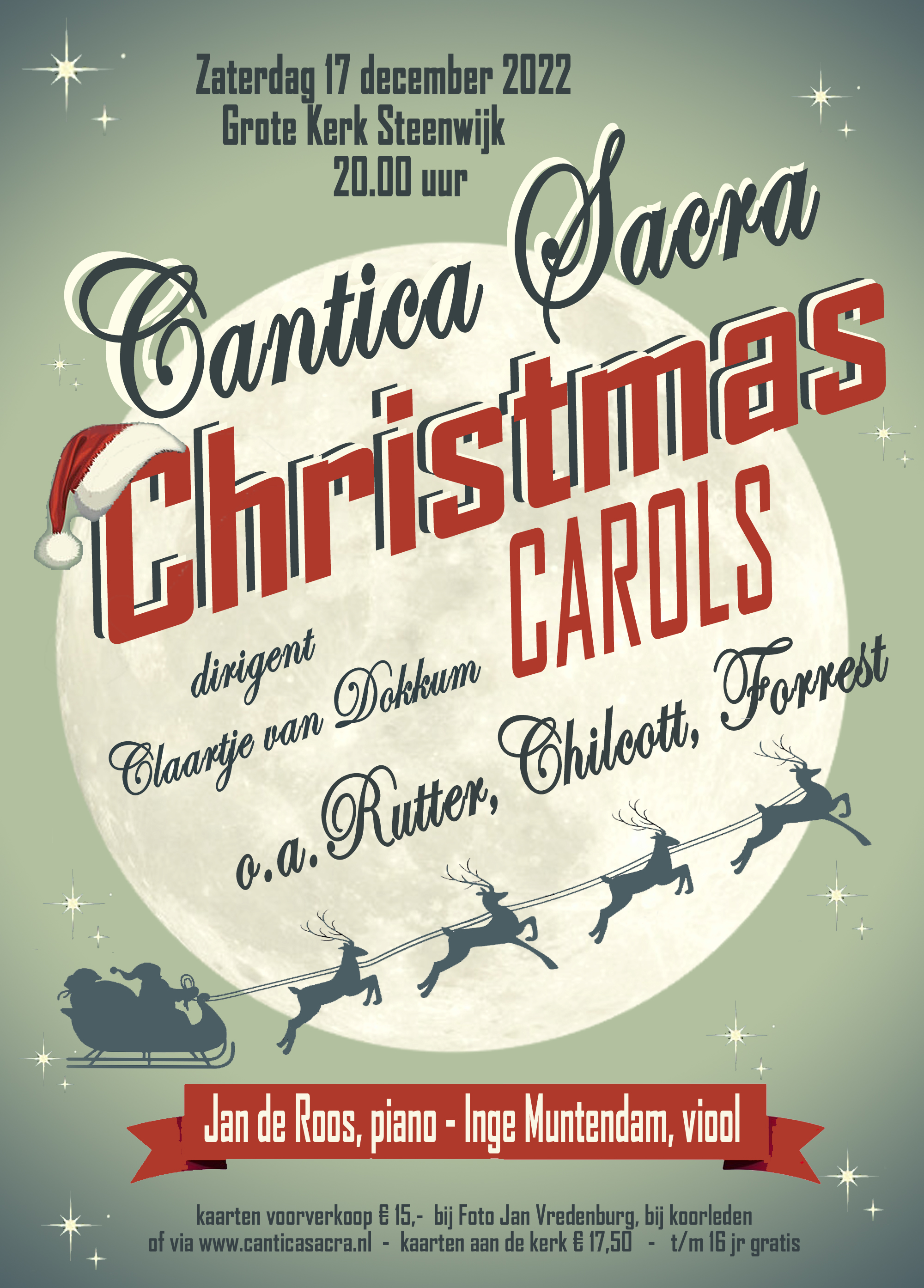 Christmas Carols met Cantica Sacra