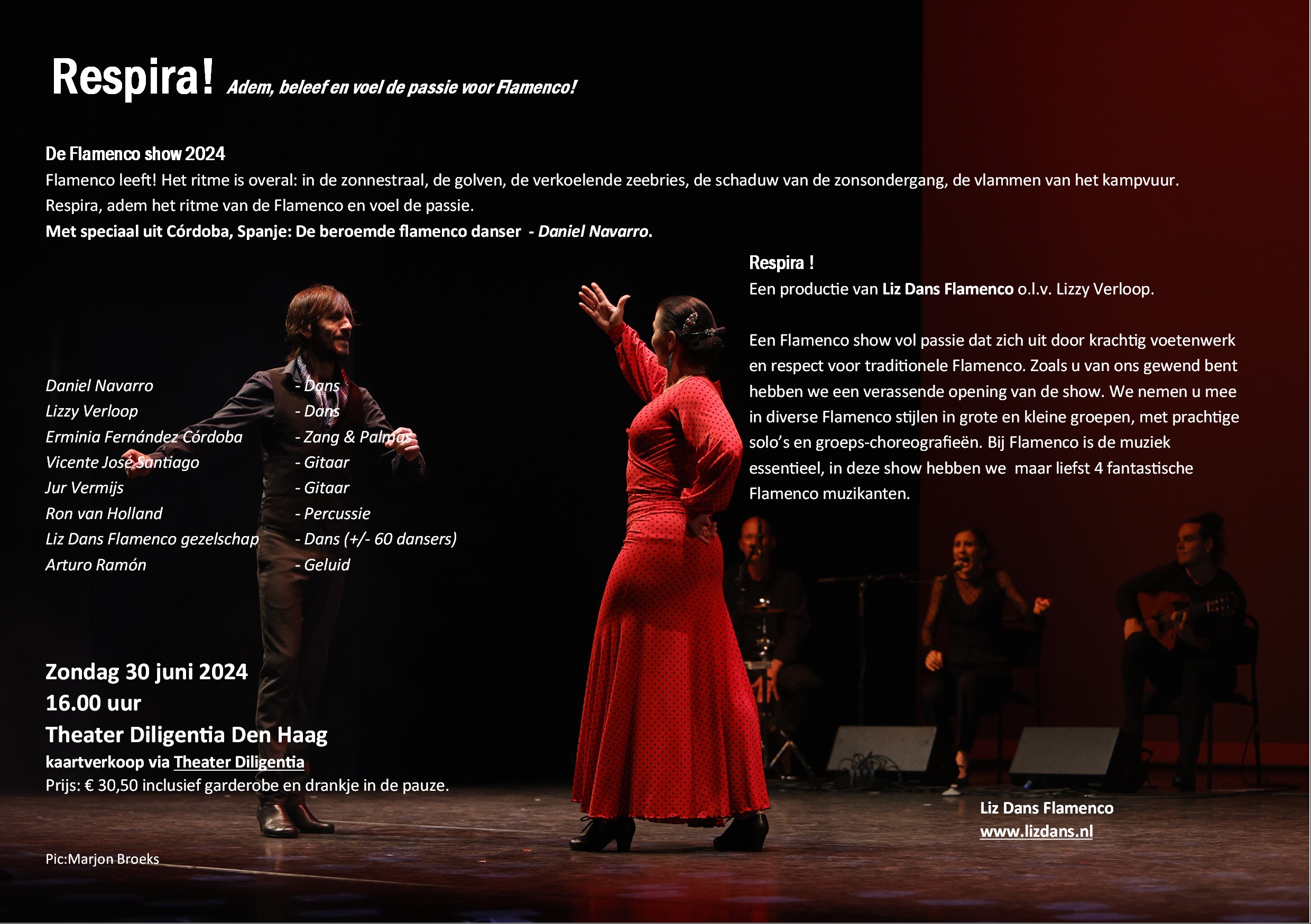 Respira! De Flamenco show van Lizdans 2024