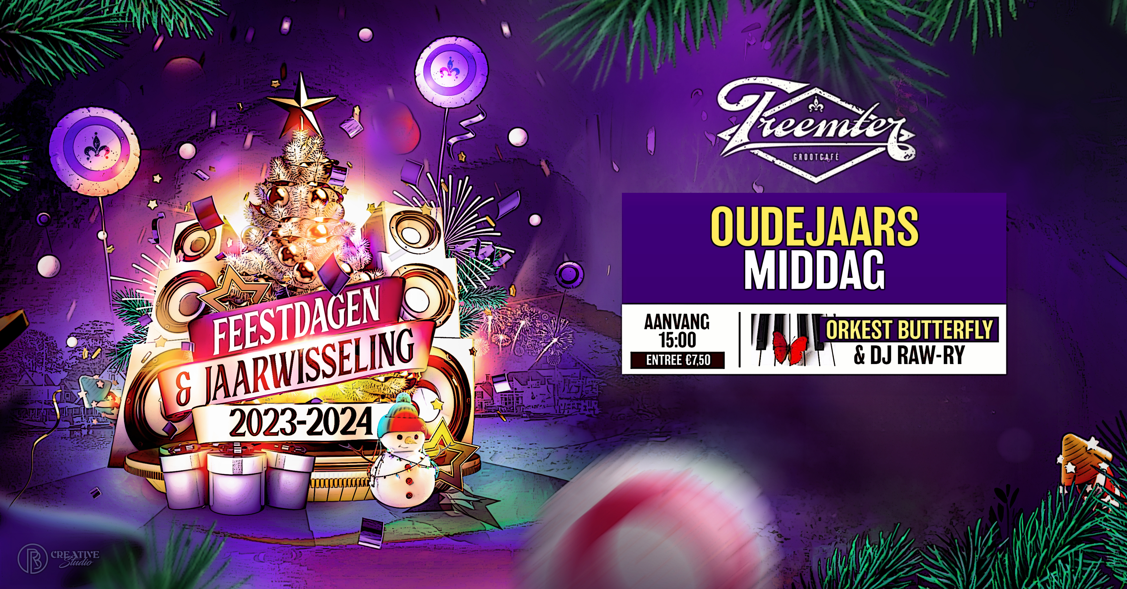 Oudejaarsmiddag || Orkest Butterfly & Dj Raw-Ry