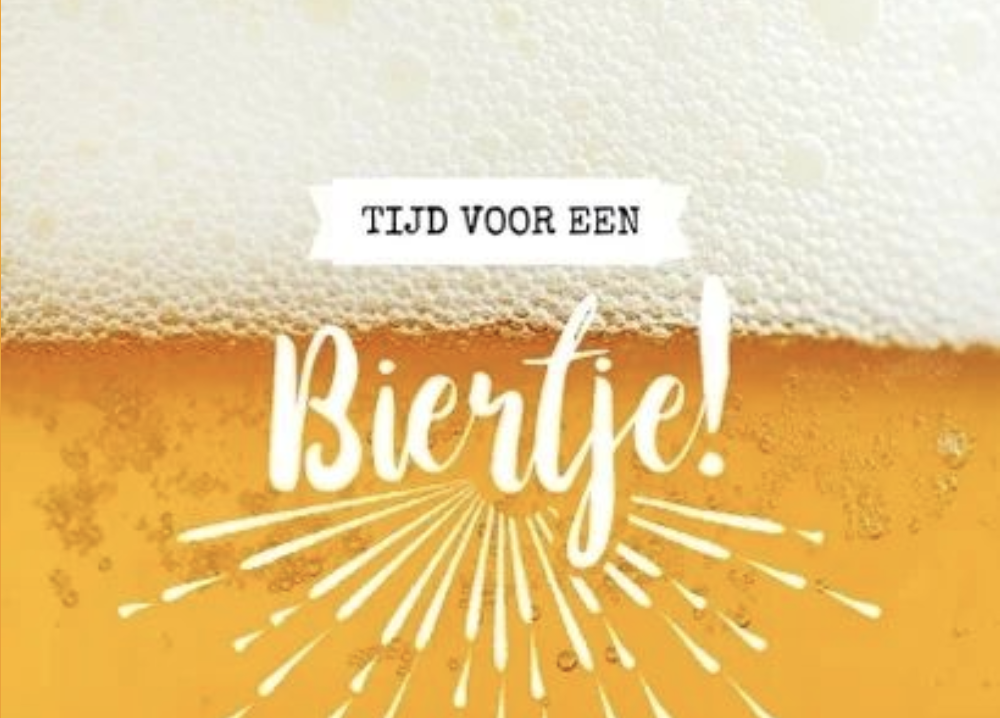 Tijd voor een biertje ...