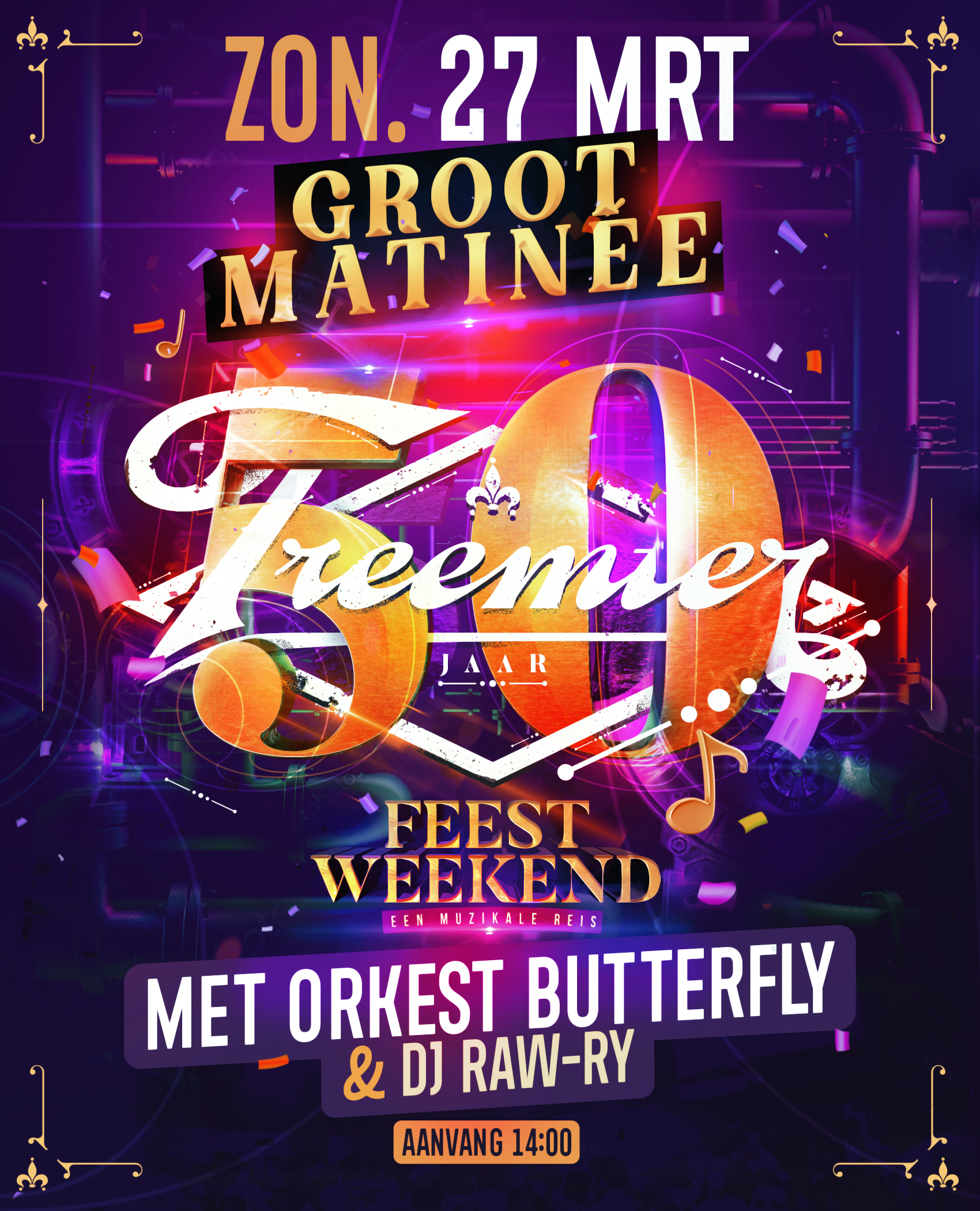 Jubileumweekend 50 jaar Treemter - Groot matinee met Orkest Butterfly