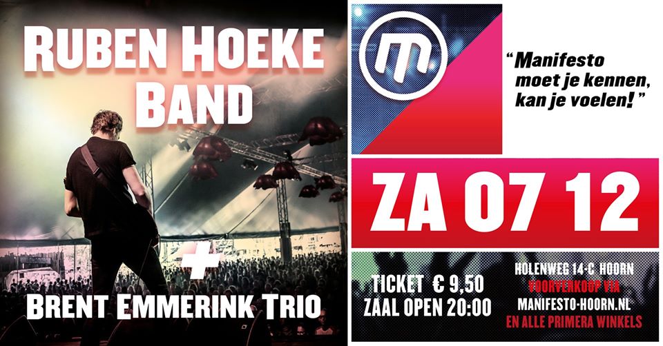 Ruben Hoeke Band + Brent Emmerink Trio