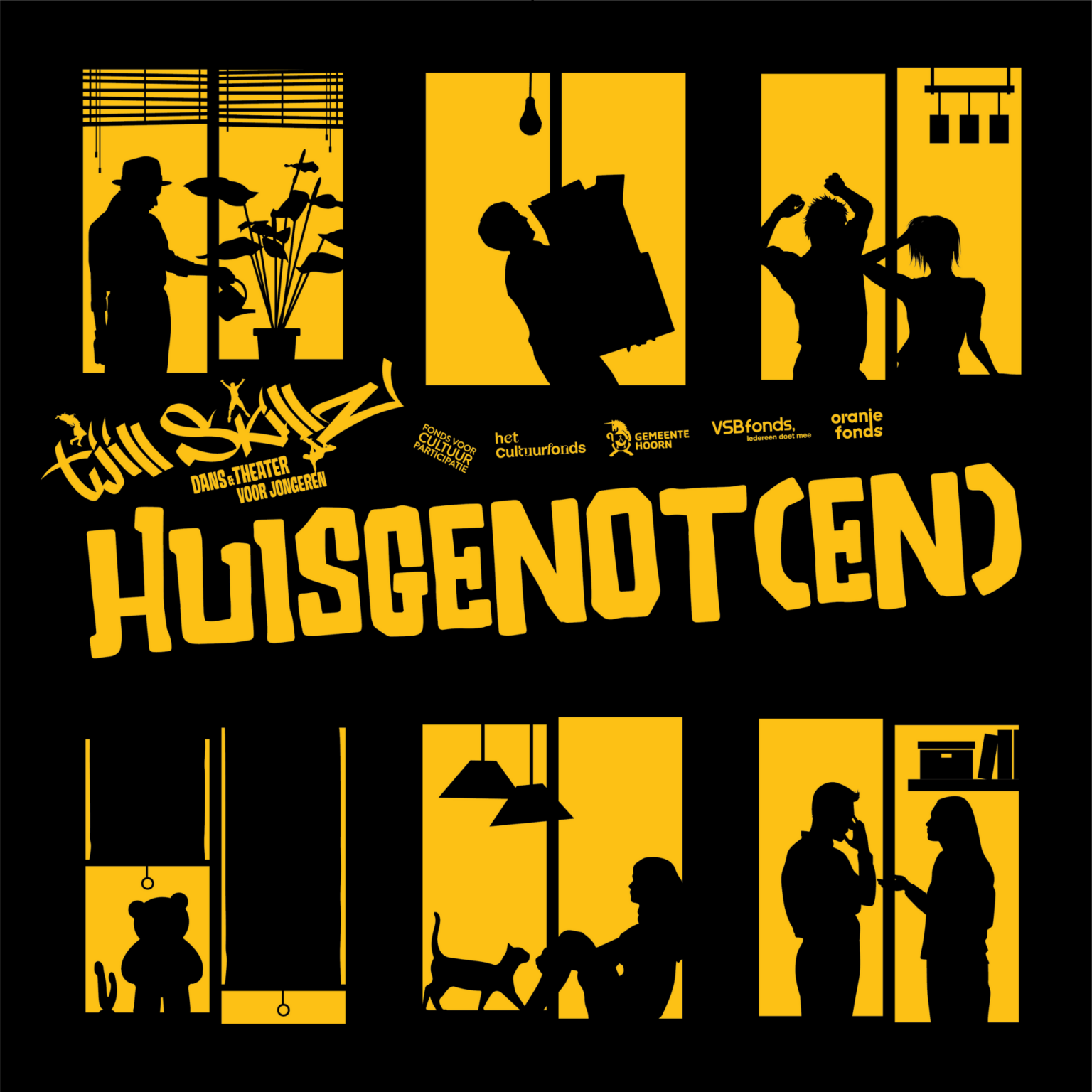 “Huisgenoten” door TjillSkillz met Theater Take-Over