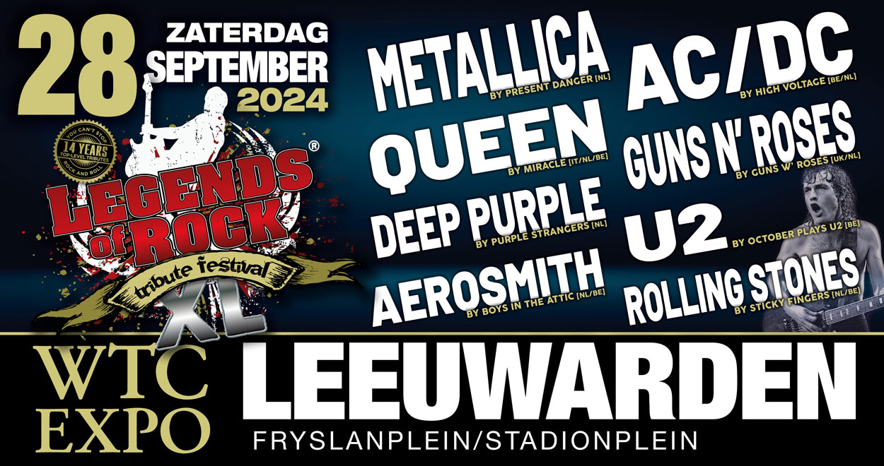 LEGENDS of ROCK Tribute Festival XL 28-09 WTC Leeuwarden