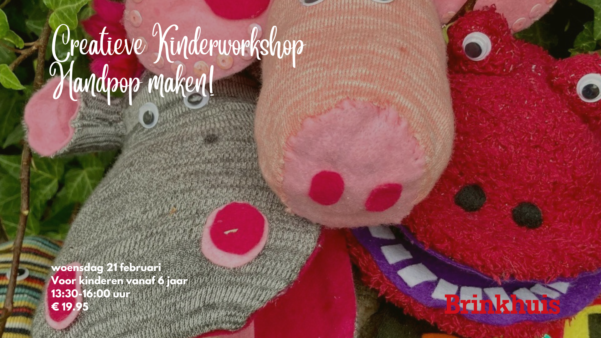 Creatieve kinderworkshop: Maak je eigen handpop