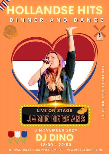 Hollandse Hits Diner and Dance Live met Jamie Hermans