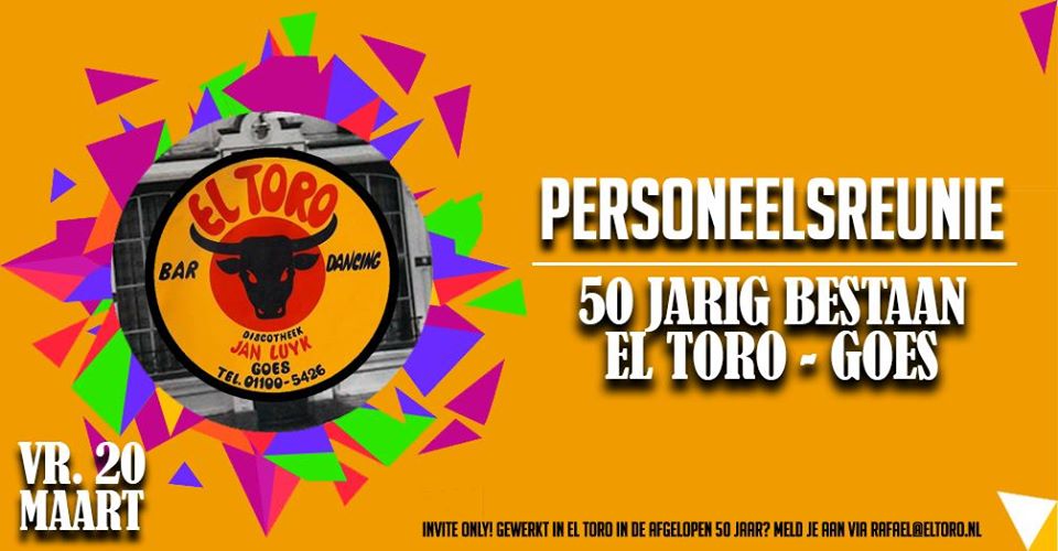 Personeelsreünie | El Toro 50 jarig bestaan