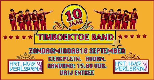 10 jaar Timboektoe band LIVE!