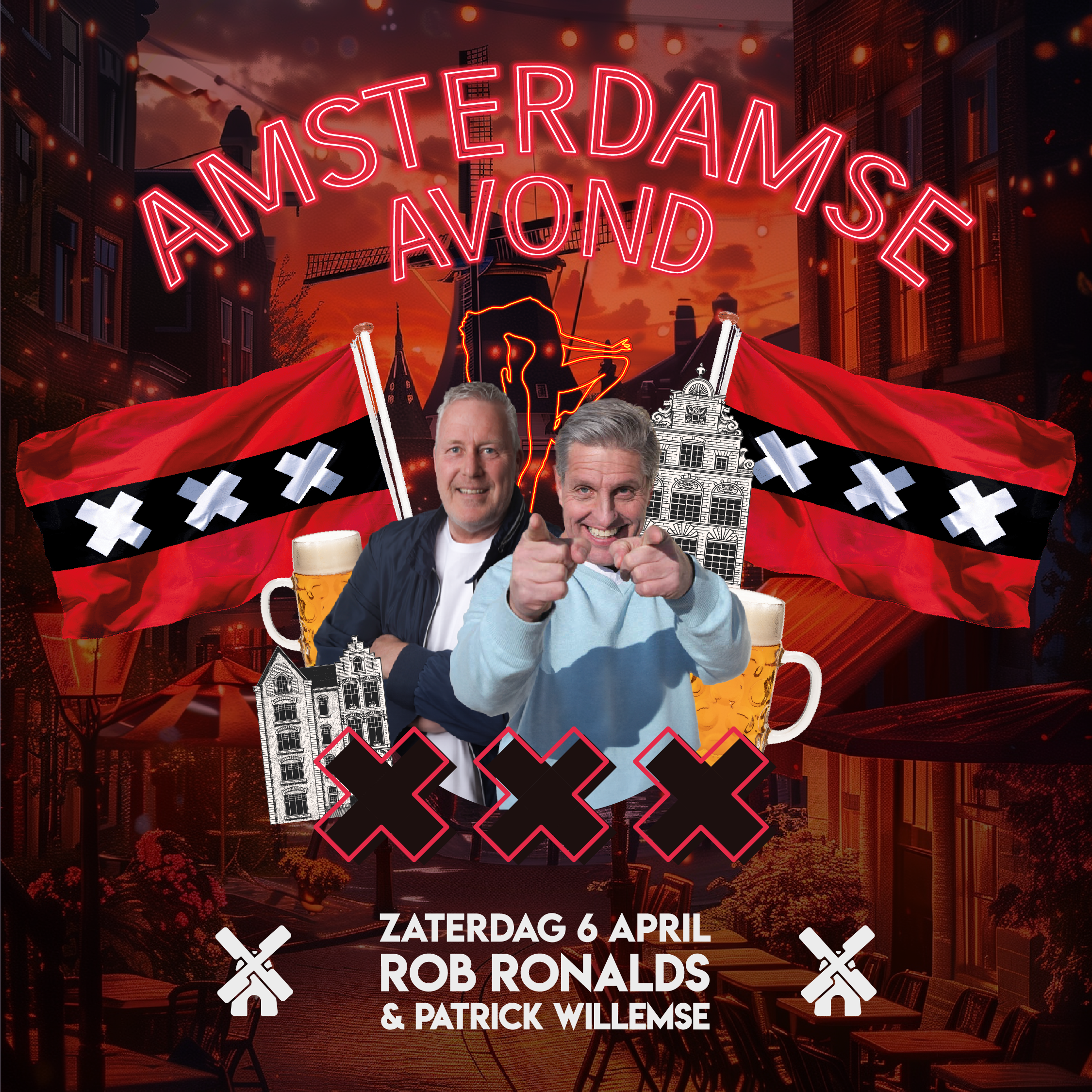 Amsterdamse Avond Met Rob Ronalds & Patrick Willemse