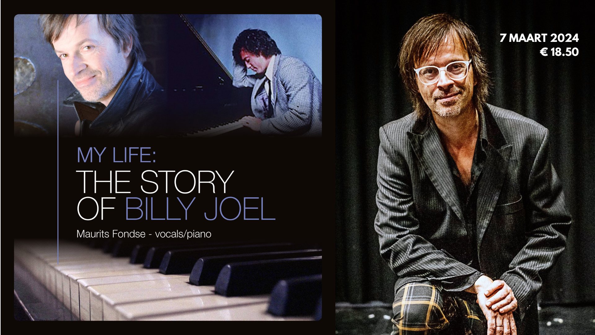 The Story of Billy Joel – Maurits Fondse 7 mar 2024